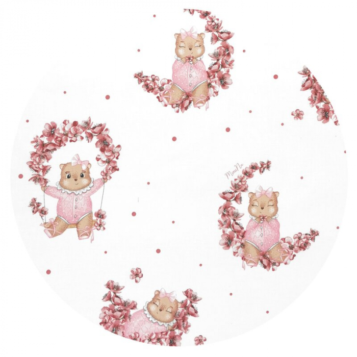 Protectie textila, MimiNu, Pentru carucior, scaun auto si scaun de bicicleta, Cu perna Butterfly, Materiale certificate Oeko Tex Standard 100, Design, Minky Betty [2]