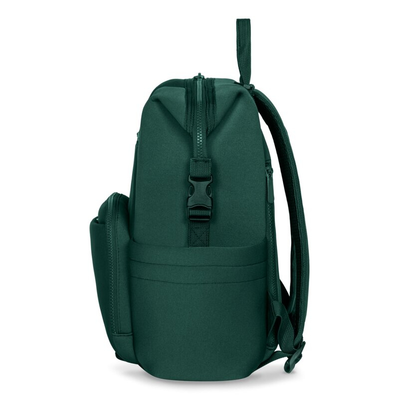 Rucsac impermeabil pentru mamici, Lionelo, Cube, Cu 12 compartimente si salteluta de schimbat, Cu prindere universala de carucior, 36 x 36 x 23 cm, Verde [9]