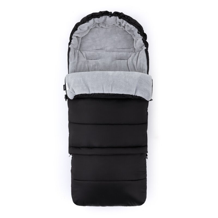 Sac de iarna, Feedo, Multifunctional, 3 in 1, Pentru carucior, landou sau scaun auto, Fermoar care permite scurtarea dimensiunii, Cu snur, 110 cm, 0-3 ani, Black [3]