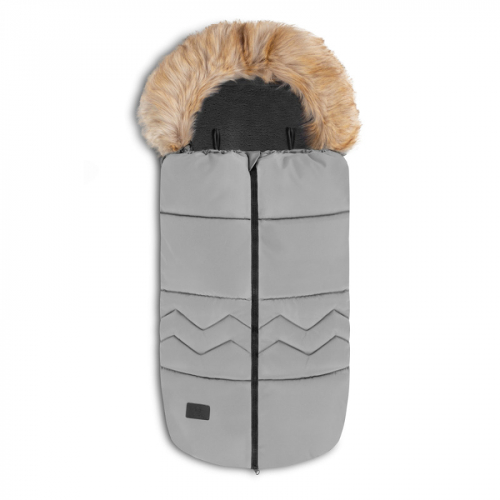 Sac de iarna, Lionelo, Frode, Pentru carucior, 90x45 cm, Impermeabil, Universal, Gri [1]