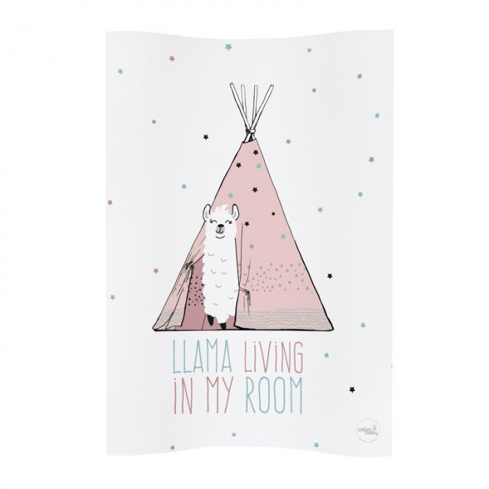Saltea de infasat, Ceba Baby, Cosy, Moale, 50 x 70 cm, 0-12 luni, Lolly Polly Lama [1]