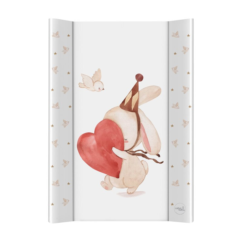 Saltea de infasat, Ceba Baby, Cu Intaritura, Pentru comode, masute de infasat si patuturi, 50x70 cm, Fara BPA, Certificata Oeko-Tex Standard 100, 0 luni+, Ultra Light Pierrot [1]