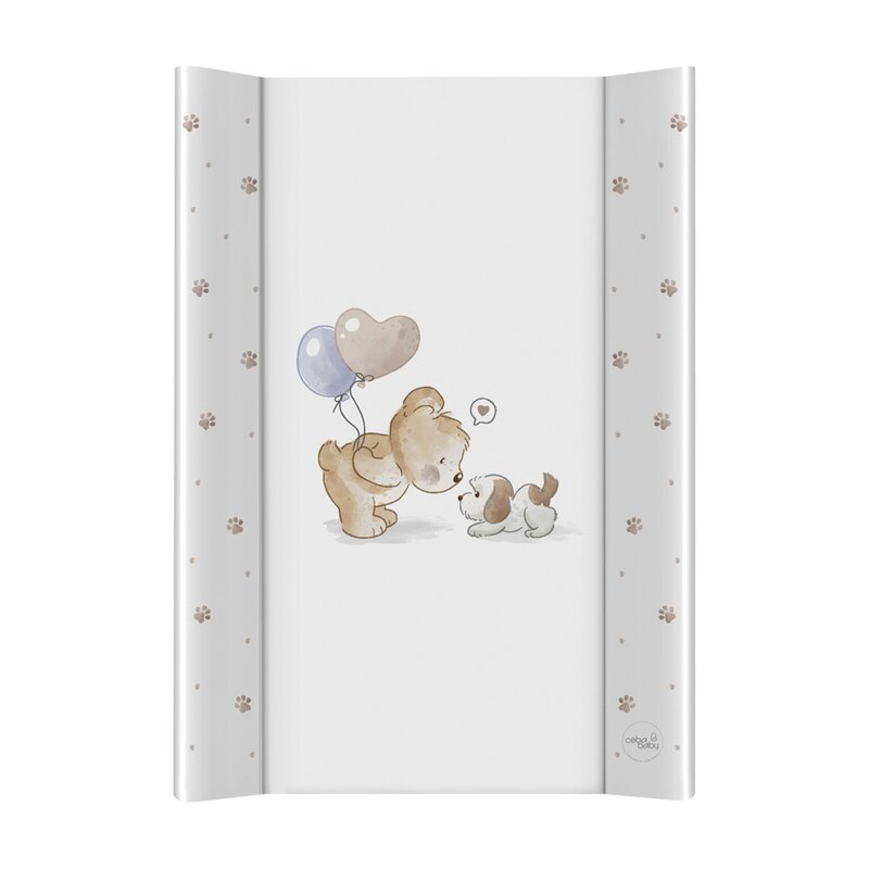 Saltea de infasat, Ceba Baby, Cu Intaritura, Pentru comode, masute de infasat si patuturi, 50x70 cm, Fara BPA, Certificata Oeko-Tex Standard 100, 0 luni+, Ultra Light Friends Forever [1]