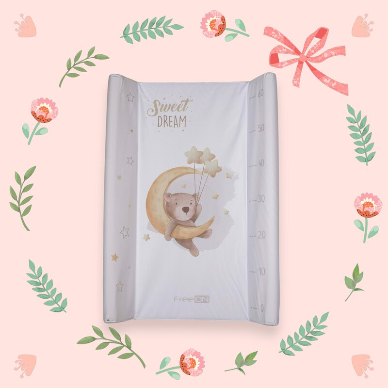 Saltea de infasat, FreeON, cu taliometru, Soft, 70 x 50 cm, Sweet Dream [3]