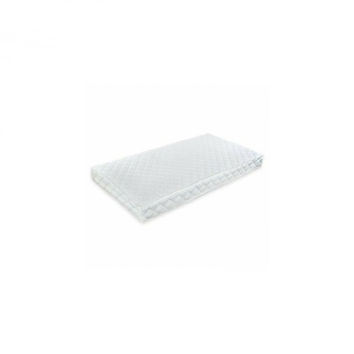 Saltea patut bebe, Babyneeds, Cocos Confort II, Cu husa detasabila, Antialergica, Cu fibre de cocos si strat de burete, 140x70x12 cm, 0 luni+, Alb [2]