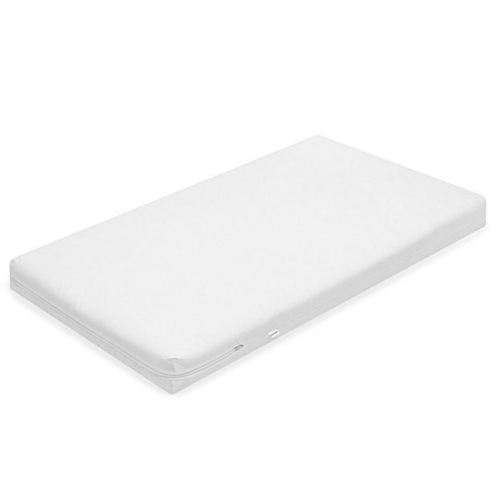 Saltea patut, New Baby, Standard, Din spuma poliuretanica, Cu husa detasabila, Din bumbac, 120x60x6 cm, Alb [1]