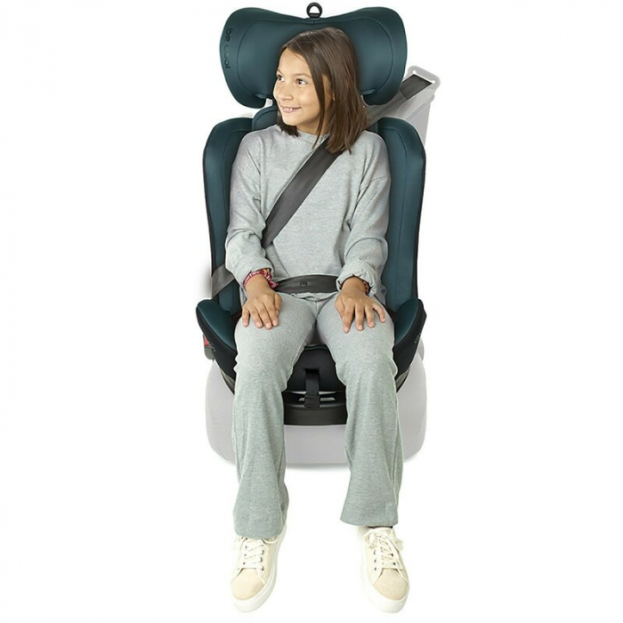 Scaun auto, Be Cool, Easy I-Size, Rotire 360 grade, 40 - 150 cm, 0 - 36 kg, Cu Isofix si Centura Top Tether, Conform cu standardul european de securitate ECE R129, Antracita [11]