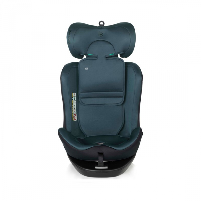 Scaun auto, Be Cool, Easy I-Size, Rotire 360 grade, 40 - 150 cm, 0 - 36 kg, Cu Isofix si Centura Top Tether, Conform cu standardul european de securitate ECE R129, Be Petrol [5]
