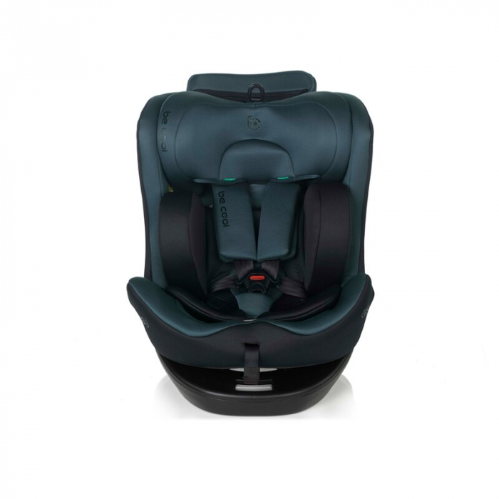 Scaun auto, Be Cool, Easy I-Size, Rotire 360 grade, 40 - 150 cm, 0 - 36 kg, Cu Isofix si Centura Top Tether, Conform cu standardul european de securitate ECE R129, Be Petrol [3]