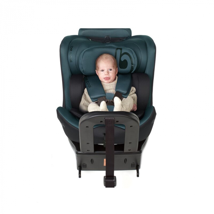 Scaun auto, Be Cool, Easy I-Size, Rotire 360 grade, 40 - 150 cm, 0 - 36 kg, Cu Isofix si Centura Top Tether, Conform cu standardul european de securitate ECE R129, Be Petrol [8]