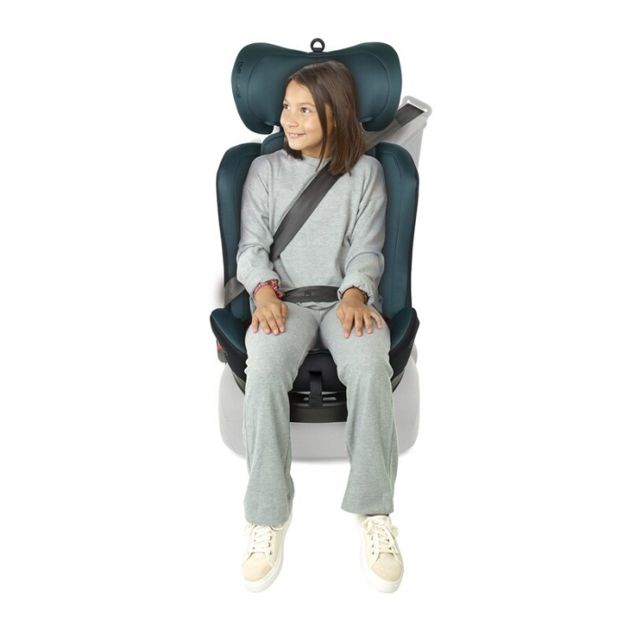 Scaun auto, Be Cool, Easy I-Size, Rotire 360 grade, 40 - 150 cm, 0 - 36 kg, Cu Isofix si Centura Top Tether, Conform cu standardul european de securitate ECE R129, Be Petrol [22]