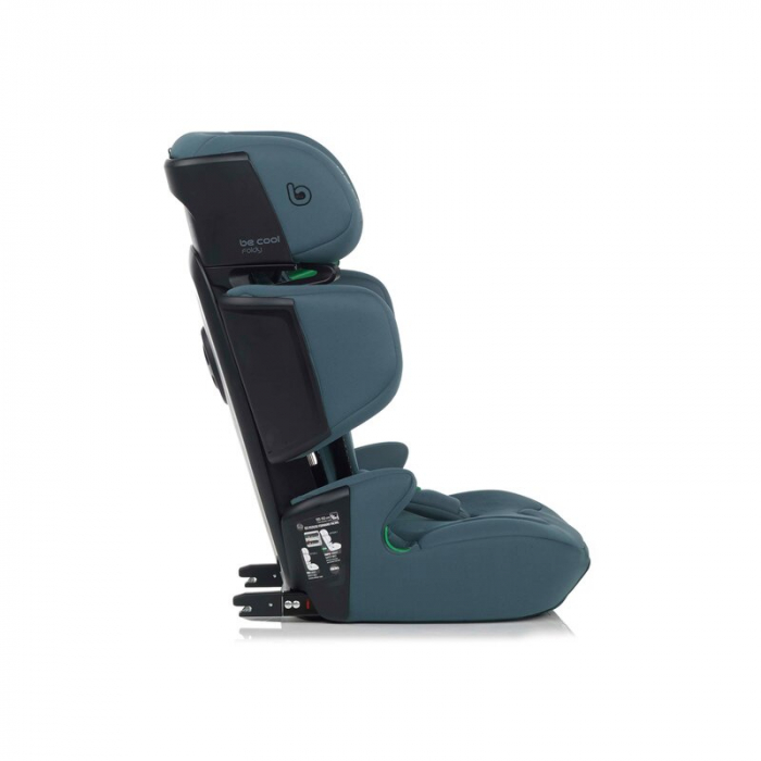 Scaun auto, Be Cool, Foldy, I-Size, Cu sistem isofix, Pliabil, 100-150 cm, 4-12 ani, Conform cu standardul european de securitate ECE R129, Be Petrol [12]