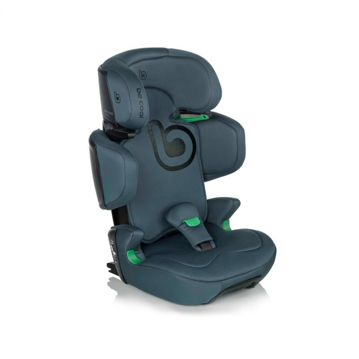 Scaun auto, Be Cool, Foldy, I-Size, Cu sistem isofix, Pliabil, 100-150 cm, 4-12 ani, Conform cu standardul european de securitate ECE R129, Be Petrol [1]