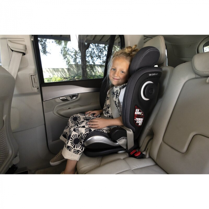 Scaun auto, Be Cool, Mars I-Size, 100-150 cm, 4-12 ani, Cu isofix, Protectie superioara in caz de impact lateral - SPS, Cu tetiera reglabila, Conform cu standardul european de securitate ECE R129, Dar [14]