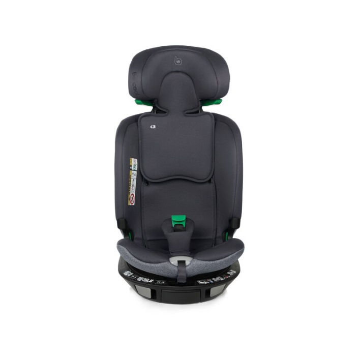 Scaun auto, Be Cool, Wagon I-Size, Rotire 360 grade, 40 - 150 cm, 0 - 36 kg, Cu Isofix si picior stabilizator, Cu protectie laterala de siguranta, Conform cu standardul european de securitate ECE R129 [3]