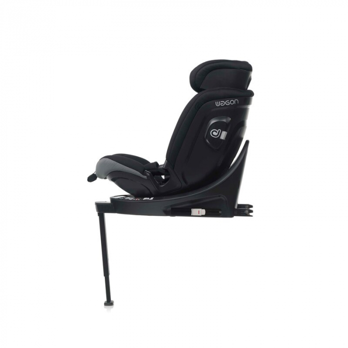 Scaun auto, Be Cool, Wagon I-Size, Rotire 360 grade, 40 - 150 cm, 0 - 36 kg, Cu Isofix si picior stabilizator, Cu protectie laterala de siguranta, Conform cu standardul european de securitate ECE R129 [17]
