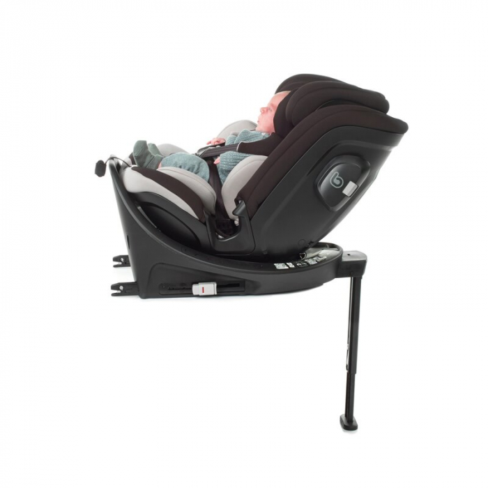 Scaun auto, Be Cool, Wagon I-Size, Rotire 360 grade, 40 - 150 cm, 0 - 36 kg, Cu Isofix si picior stabilizator, Cu protectie laterala de siguranta, Conform cu standardul european de securitate ECE R129 [8]
