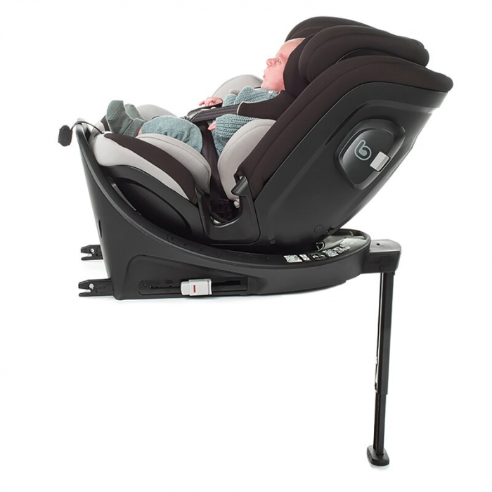 Scaun auto, Be Cool, Wagon I-Size, Rotire 360 grade, 40 - 150 cm, 0 - 36 kg, Cu Isofix si picior stabilizator, Cu protectie laterala de siguranta, Conform cu standardul european de securitate ECE R129 [17]