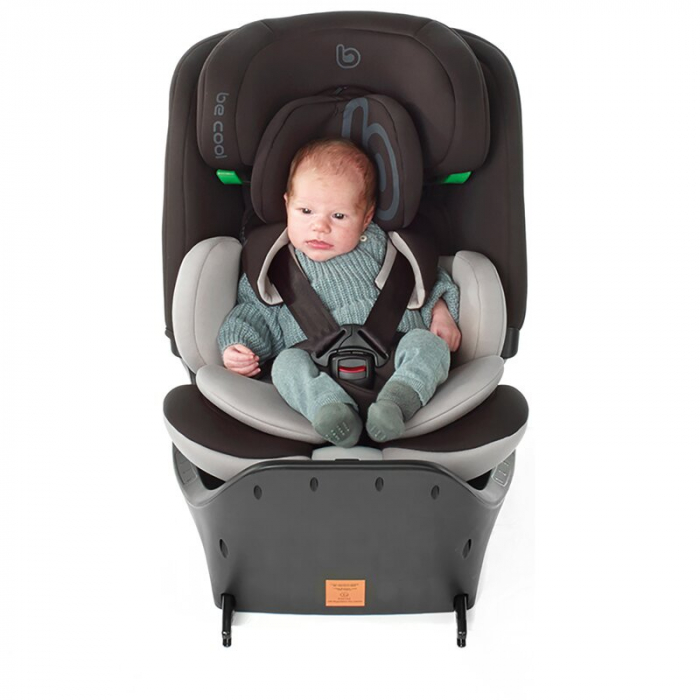 Scaun auto, Be Cool, Wagon I-Size, Rotire 360 grade, 40 - 150 cm, 0 - 36 kg, Cu Isofix si picior stabilizator, Cu protectie laterala de siguranta Conform cu standardul european de securitate ECE R129, [8]
