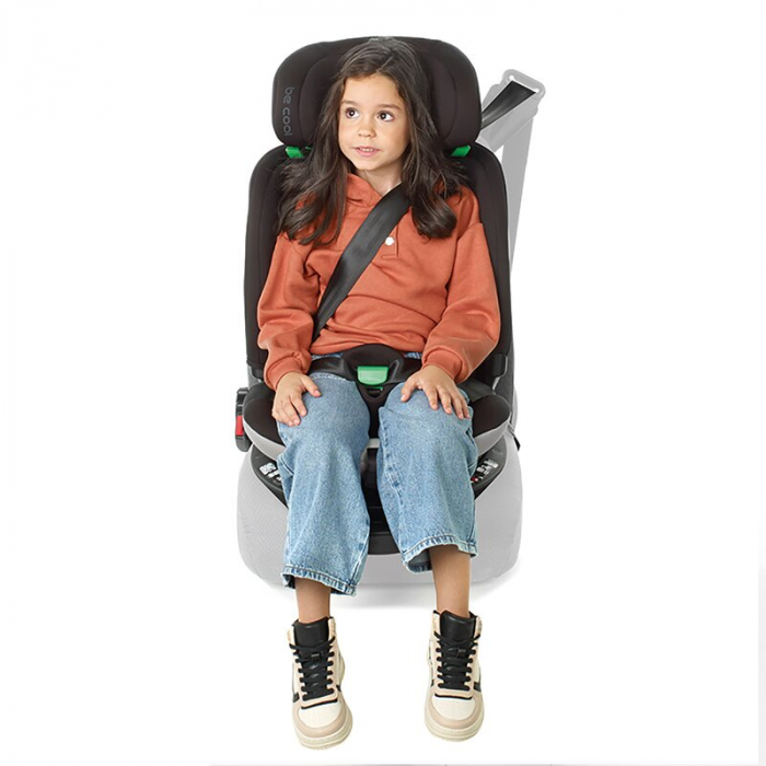 Scaun auto, Be Cool, Wagon I-Size, Rotire 360 grade, 40 - 150 cm, 0 - 36 kg, Cu Isofix si picior stabilizator, Cu protectie laterala de siguranta, Conform cu standardul european de securitate ECE R129 [7]