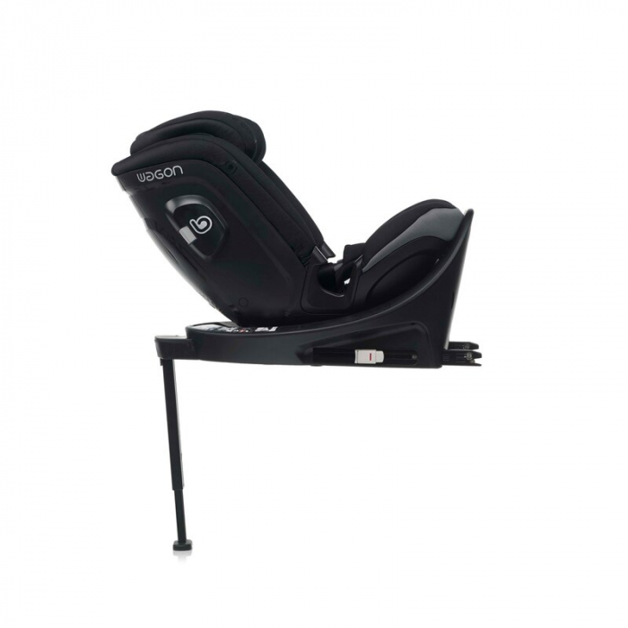 Scaun auto, Be Cool, Wagon I-Size, Rotire 360 grade, 40 - 150 cm, 0 - 36 kg, Cu Isofix si picior stabilizator, Cu protectie laterala de siguranta, Conform cu standardul european de securitate ECE R129 [20]