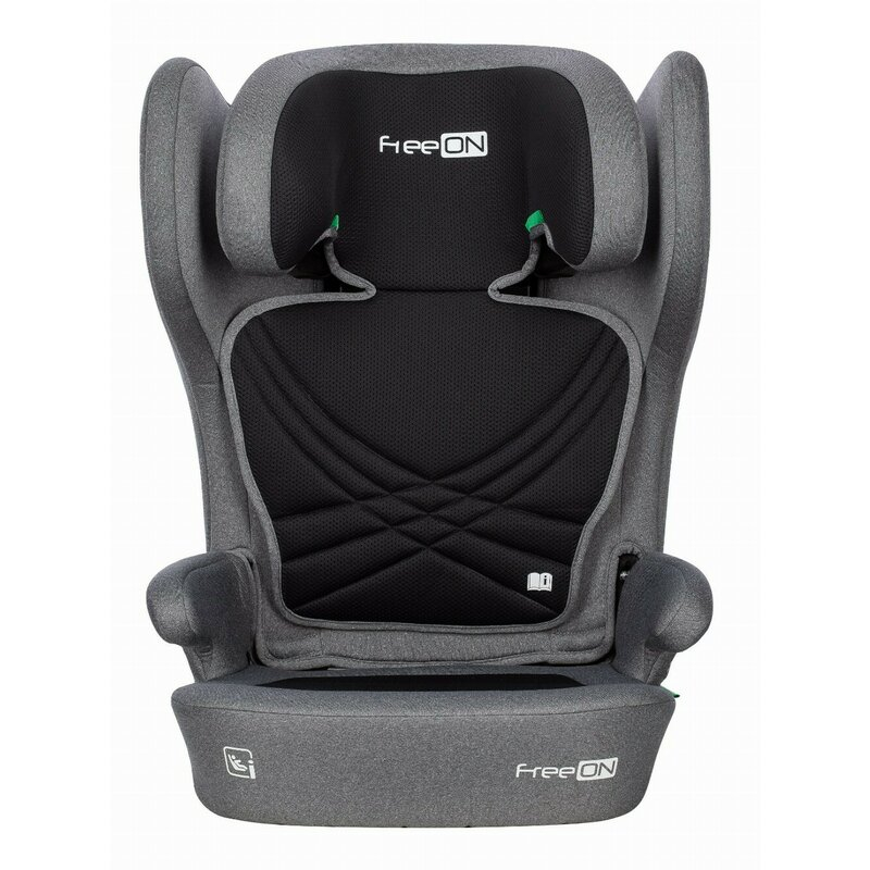 Scaun auto, FreeON, Olymp, I-Size, Cu sistem isofix, Pliabil, 100-150 cm, 4-12 ani, Conform cu standardul european de securitate ECE R129, Grey [1]