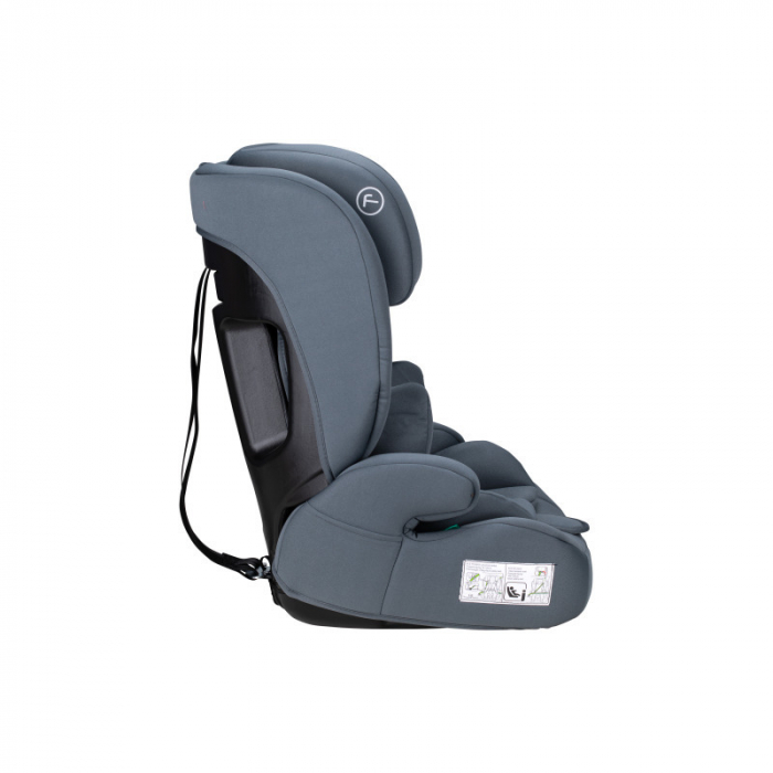 Scaun auto, FreeON, Uran, Pentru copii, I-Size, 76 - 150 cm/ 1 - 12 ani, Cu tetiera reglabila in 14 pozitii, Conform cu standardul european de securitate ECE R129, Dark Grey [18]
