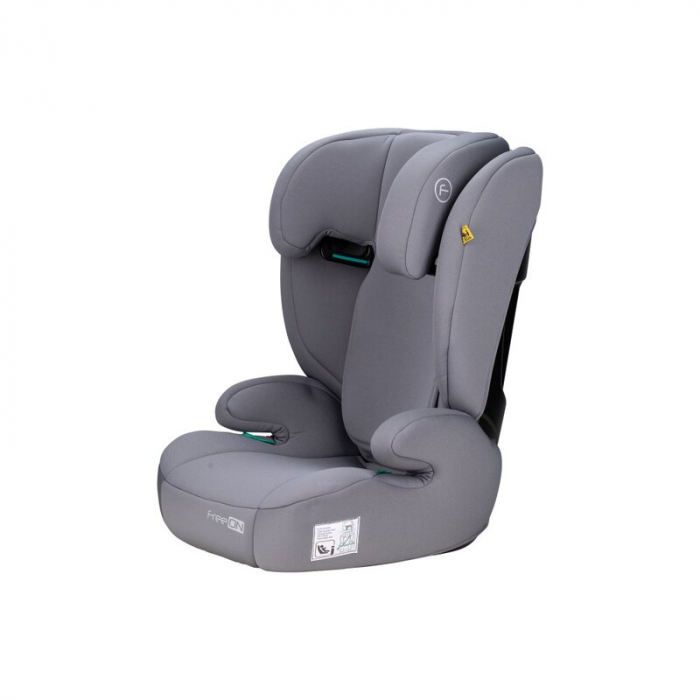 Scaun auto, FreeON, Vega, I-Size, Grupa 2/3, 100-150 cm, 4-12 ani, Cu husa detasabila, Cu cotiere, Cu tetiera reglabila 14 pozitii, Conform cu standardul european de securitate ECE R129, Gri [9]