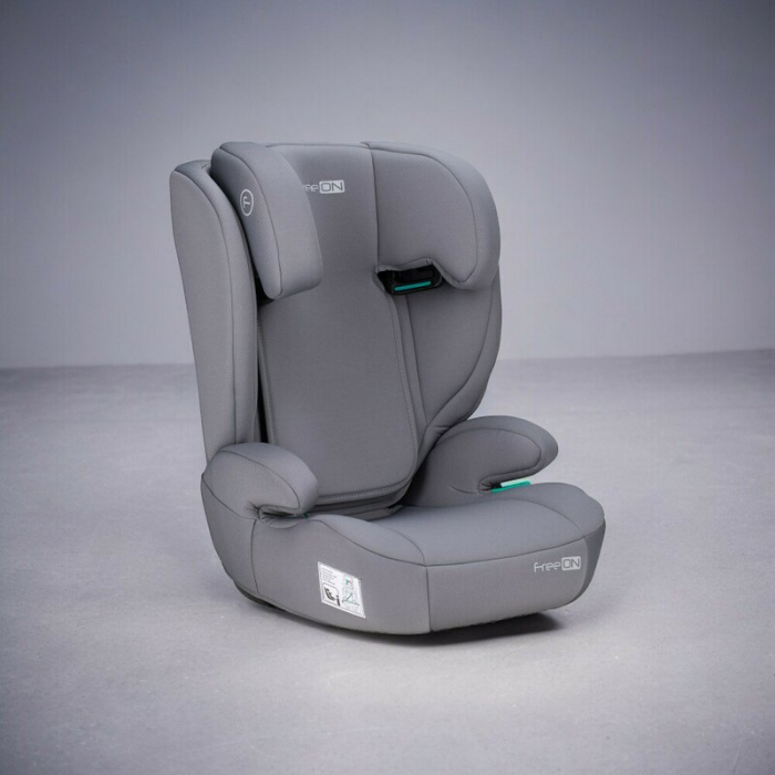 Scaun auto, FreeON, Vega, I-Size, Grupa 2/3, 100-150 cm, 4-12 ani, Cu husa detasabila, Cu cotiere, Cu tetiera reglabila 14 pozitii, Conform cu standardul european de securitate ECE R129, Gri [3]