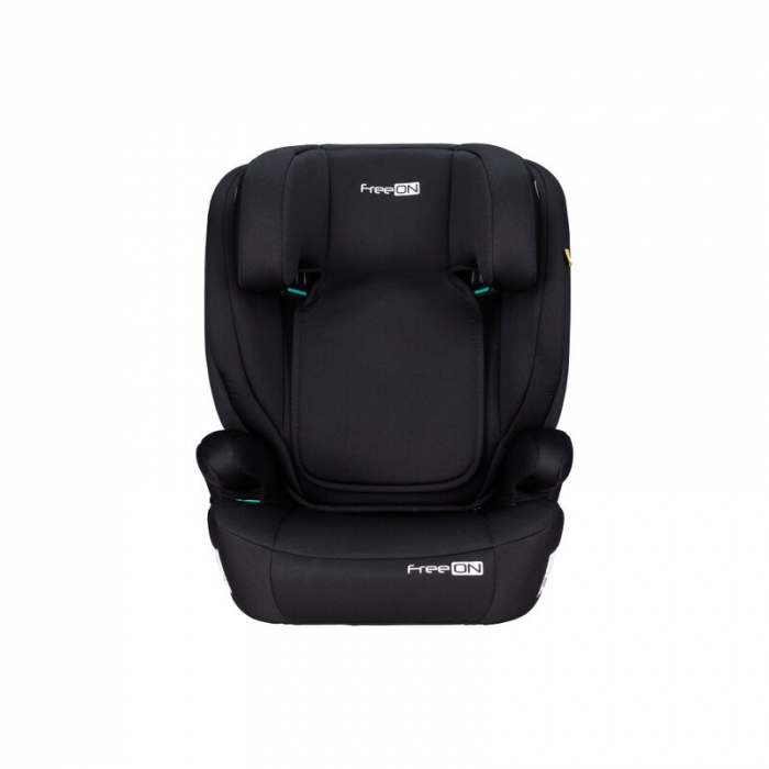 Scaun auto, FreeON, Vega, I-Size, Grupa 2/3, 100-150 cm, 4-12 ani, Cu husa detasabila, Cu cotiere, Cu tetiera reglabila 14 pozitii, Conform cu standardul european de securitate ECE R129, Negru [12]