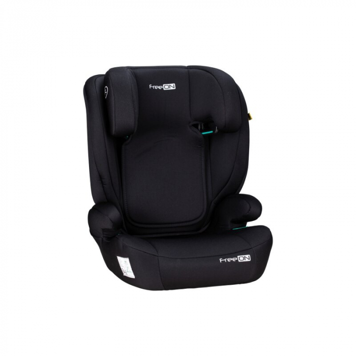 Scaun auto, FreeON, Vega, I-Size, Grupa 2/3, 100-150 cm, 4-12 ani, Cu husa detasabila, Cu cotiere, Cu tetiera reglabila 14 pozitii, Conform cu standardul european de securitate ECE R129, Negru [10]