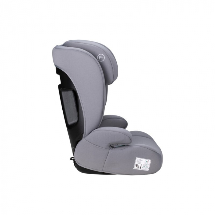 Scaun auto, FreeON, Vega, I-Size, Grupa 2/3, 100-150 cm, 4-12 ani, Cu husa detasabila, Cu cotiere, Cu tetiera reglabila 14 pozitii, Conform cu standardul european de securitate ECE R129, Gri [12]