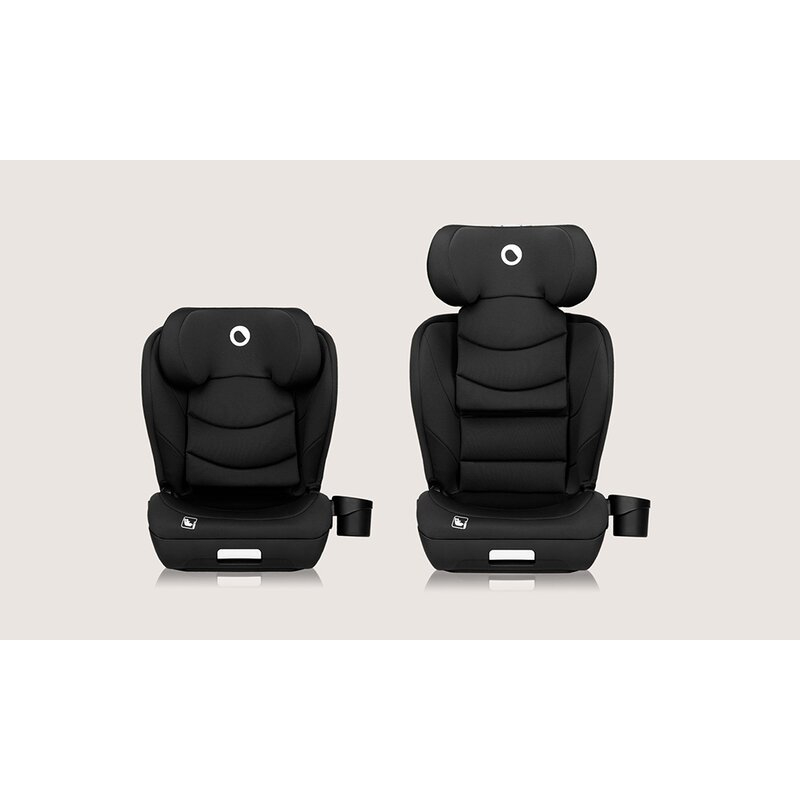 Scaun auto i-Size, Lionelo, Neal, Spatar reglabil in 4 pozitii, Tetiera in 10 pozitii, Suport sticla inclus, 15-36 Kg, 100-150 cm, Cu Isofix, Conform ECE R129, Negru [16]