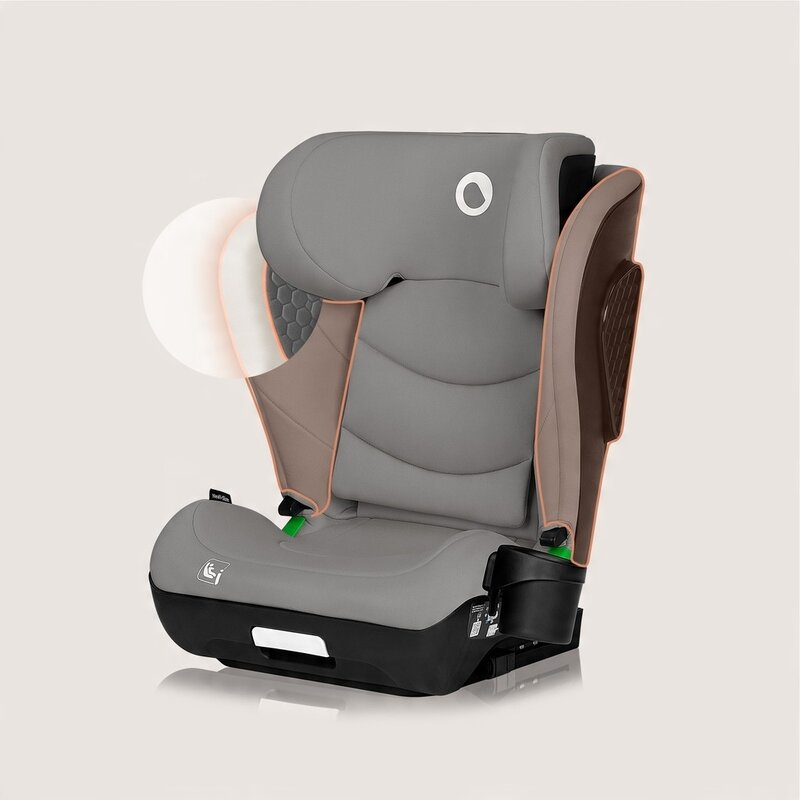 Scaun auto i-Size, Lionelo, Neal, Spatar reglabil in 4 pozitii, Tetiera in 10 pozitii, Suport sticla inclus, 15-36 Kg, 100-150 cm, Cu Isofix, Conform ECE R129, Verde Turquoise [21]