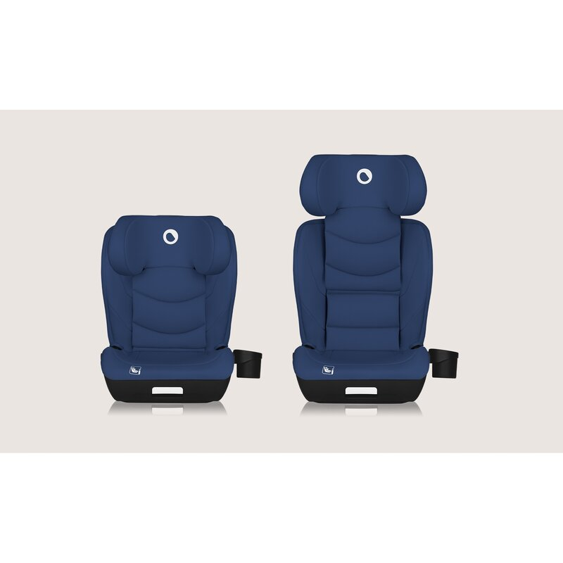 Scaun auto i-Size, Lionelo, Neal, Spatar reglabil in 4 pozitii, Tetiera in 10 pozitii, Suport sticla inclus, 15-36 Kg, 100-150 cm, Cu Isofix, Conform ECE R129, Albastru [19]