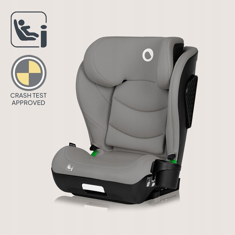 Scaun auto i-Size, Lionelo, Neal, Spatar reglabil in 4 pozitii, Tetiera in 10 pozitii, Suport sticla inclus, 15-36 Kg, 100-150 cm, Cu Isofix, Conform ECE R129, Verde Turquoise [23]