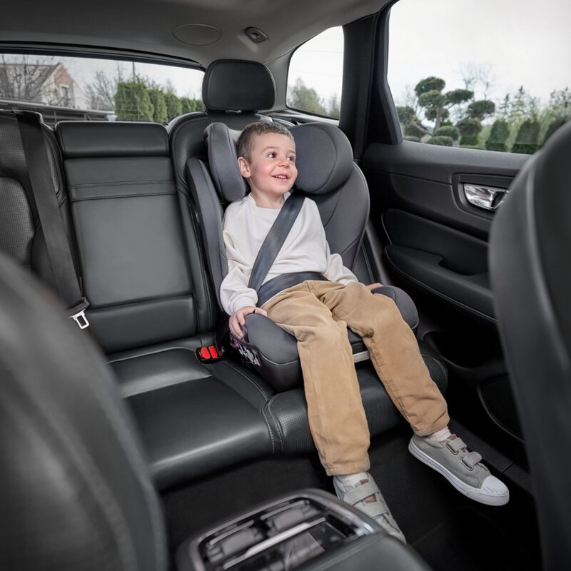 Scaun auto i-Size, Lionelo, Neal, Spatar reglabil in 4 pozitii, Tetiera in 10 pozitii, Suport sticla inclus, 15-36 Kg, 100-150 cm, Cu Isofix, Conform ECE R129, Verde Turquoise [27]