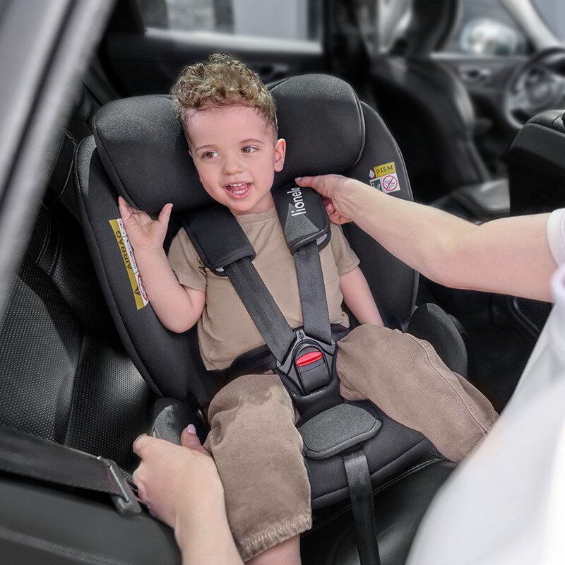 Scaun auto i-Size, Lionelo, Neal, Spatar reglabil in 4 pozitii, Tetiera in 10 pozitii, Suport sticla inclus, 15-36 Kg, 100-150 cm, Cu Isofix, Conform ECE R129, Albastru [26]