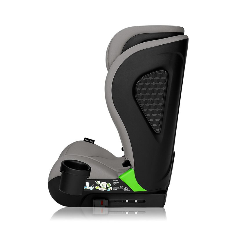 Scaun auto i-Size, Lionelo, Neal, Spatar reglabil in 4 pozitii, Tetiera in 10 pozitii, Suport sticla inclus, 15-36 Kg, 100-150 cm, Cu Isofix, Conform ECE R129, Verde Turquoise [6]