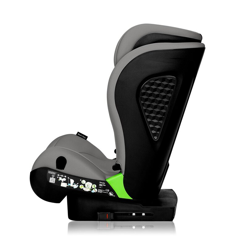 Scaun auto i-Size, Lionelo, Neal, Spatar reglabil in 4 pozitii, Tetiera in 10 pozitii, Suport sticla inclus, 15-36 Kg, 100-150 cm, Cu Isofix, Conform ECE R129, Verde Turquoise [7]