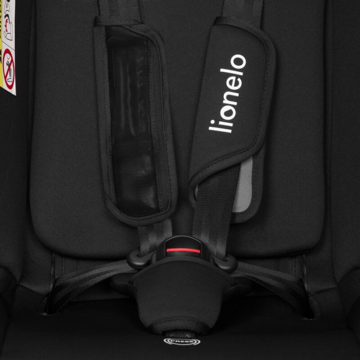 Scaun auto, Lionelo, Aart i-Size, Cu spatar inclinabil in 4 pozitii, Cu tetiera reglabila in 13 pozitii, 0-36 Kg, 40-150 cm, Cu centura siguranta in 3 puncte, Conform cu ECE R129/03, Gri [17]