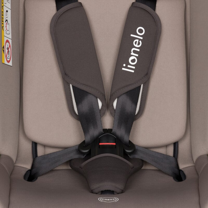 Scaun auto, Lionelo, Aart i-Size, Cu spatar inclinabil in 4 pozitii, Cu tetiera reglabila in 13 pozitii, 0-36 Kg, 40-150 cm, Cu centura siguranta in 3 puncte, Conform cu ECE R129/03, Bej [15]