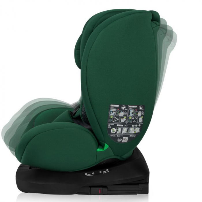 Scaun auto, Lionelo, Bastiaan i-Size, 4 in 1, Protectie laterala, Cu spatar inclinabil in 4 pozitii, Cu tetiera reglabila in 7 pozitii, Rotire 360 grade, Top Tether, 0-36 Kg, 40-150 cm, Cu Isofix, Con [12]