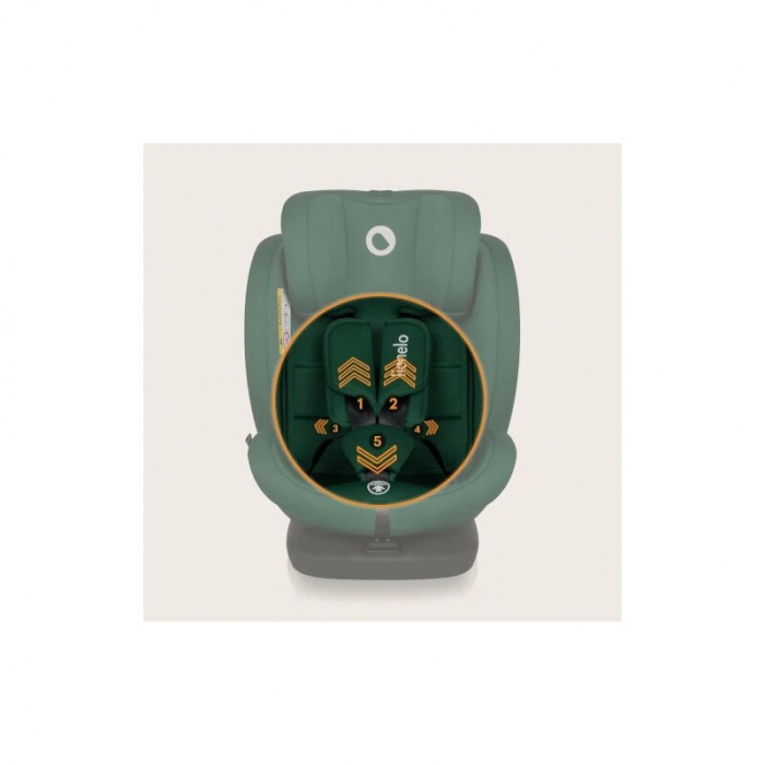 Scaun auto, Lionelo, Bastiaan i-Size, 4 in 1, Protectie laterala, Cu spatar inclinabil in 4 pozitii, Cu tetiera reglabila in 7 pozitii, Rotire 360 grade, Top Tether, 0-36 Kg, 40-150 cm, Cu Isofix, Con [24]