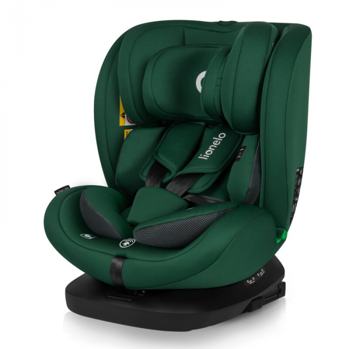 Scaun auto, Lionelo, Bastiaan i-Size, 4 in 1, Protectie laterala, Cu spatar inclinabil in 4 pozitii, Cu tetiera reglabila in 7 pozitii, Rotire 360 grade, Top Tether, 0-36 Kg, 40-150 cm, Cu Isofix, Con [3]