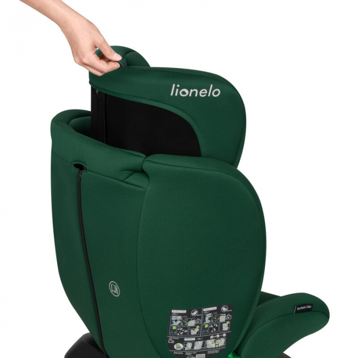 Scaun auto, Lionelo, Bastiaan i-Size, 4 in 1, Protectie laterala, Cu spatar inclinabil in 4 pozitii, Cu tetiera reglabila in 7 pozitii, Rotire 360 grade, Top Tether, 0-36 Kg, 40-150 cm, Cu Isofix, Con [14]