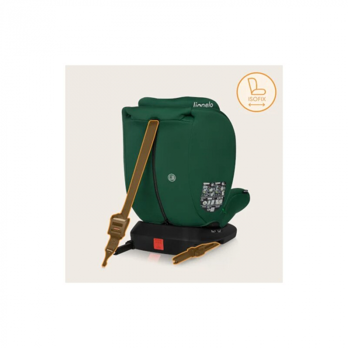 Scaun auto, Lionelo, Bastiaan i-Size, 4 in 1, Protectie laterala, Cu spatar inclinabil in 4 pozitii, Cu tetiera reglabila in 7 pozitii, Rotire 360 grade, Top Tether, 0-36 Kg, 40-150 cm, Cu Isofix, Con [29]