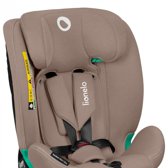 Scaun auto, Lionelo, Bastiaan One i-Size, 4 in 1, Protectie laterala, Cu spatar inclinabil in 4 pozitii, Cu tetiera reglabila in 13 pozitii, Rotire 360 grade, Top Tether, 0-36 Kg, 40-150 cm, Cu Isofix [25]