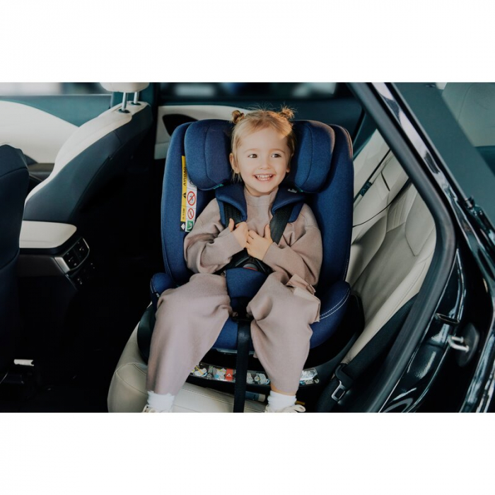 Scaun auto, Lionelo, Bastiaan One i-Size, 4 in 1, Protectie laterala, Cu spatar inclinabil in 4 pozitii, Cu tetiera reglabila in 13 pozitii, Rotire 360 grade, Top Tether, 0-36 Kg, 40-150 cm, Cu Isofix [37]