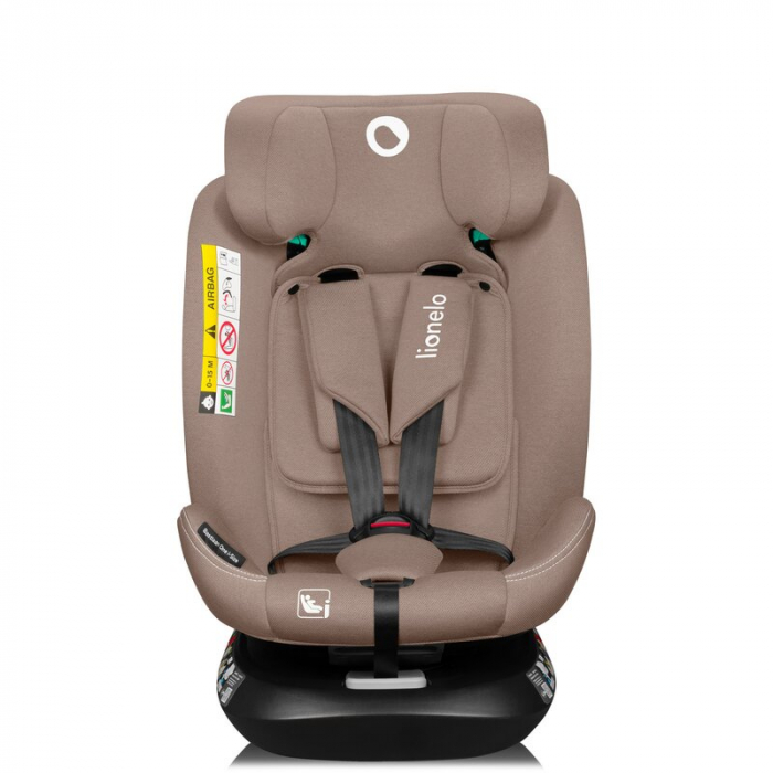 Scaun auto, Lionelo, Bastiaan One i-Size, 4 in 1, Protectie laterala, Cu spatar inclinabil in 4 pozitii, Cu tetiera reglabila in 13 pozitii, Rotire 360 grade, Top Tether, 0-36 Kg, 40-150 cm, Cu Isofix [8]